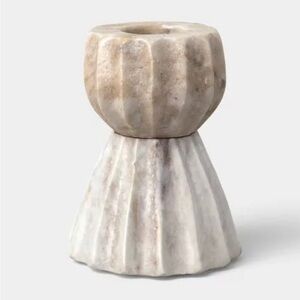 Short Marble Taper Candle Holder - Threshold™ designed with Studio McGee